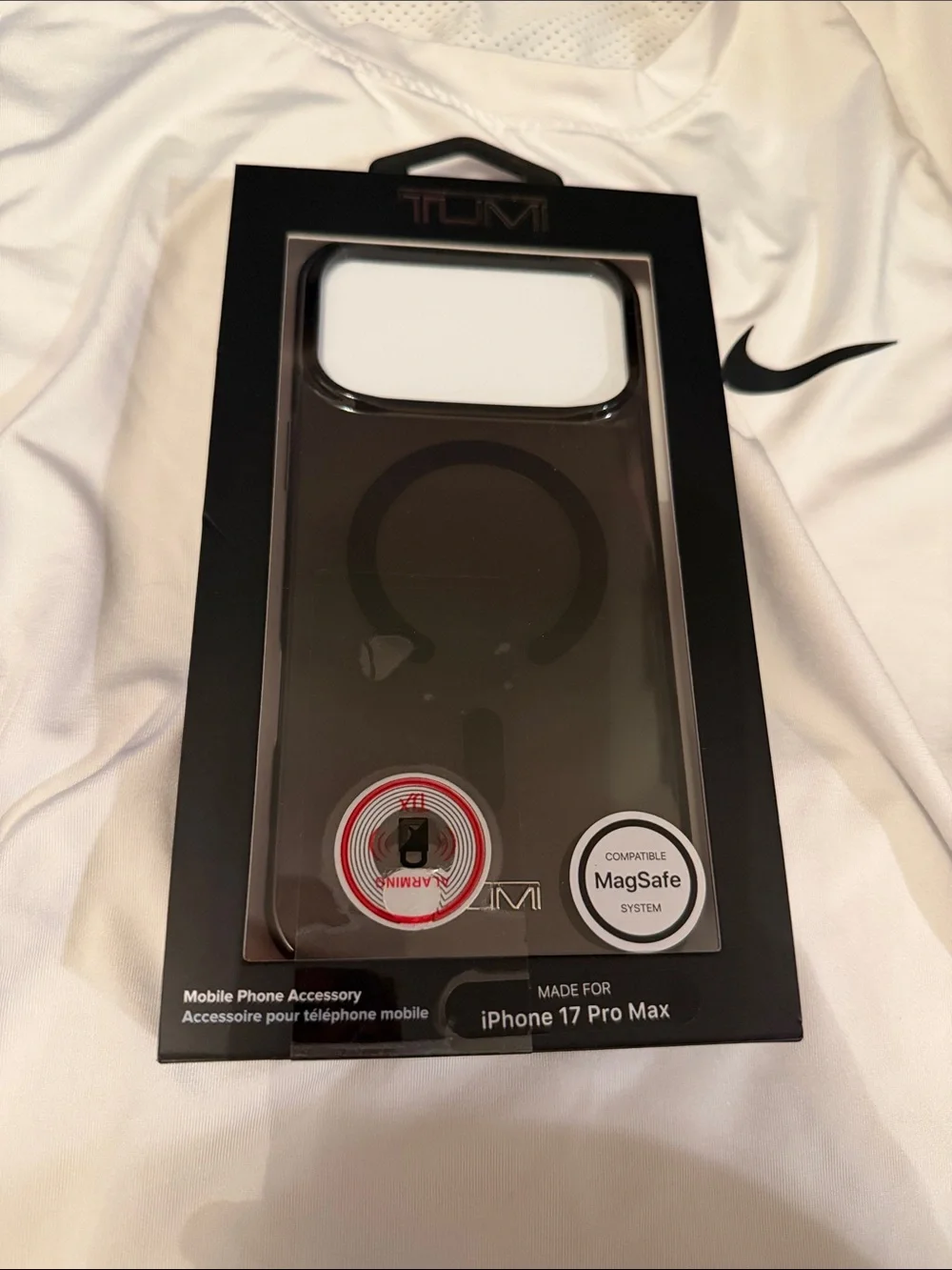 NEW Tumi MagSafe iPhone 17 Pro Max Case GEL HARD SHELL SIGNATURE LOGO